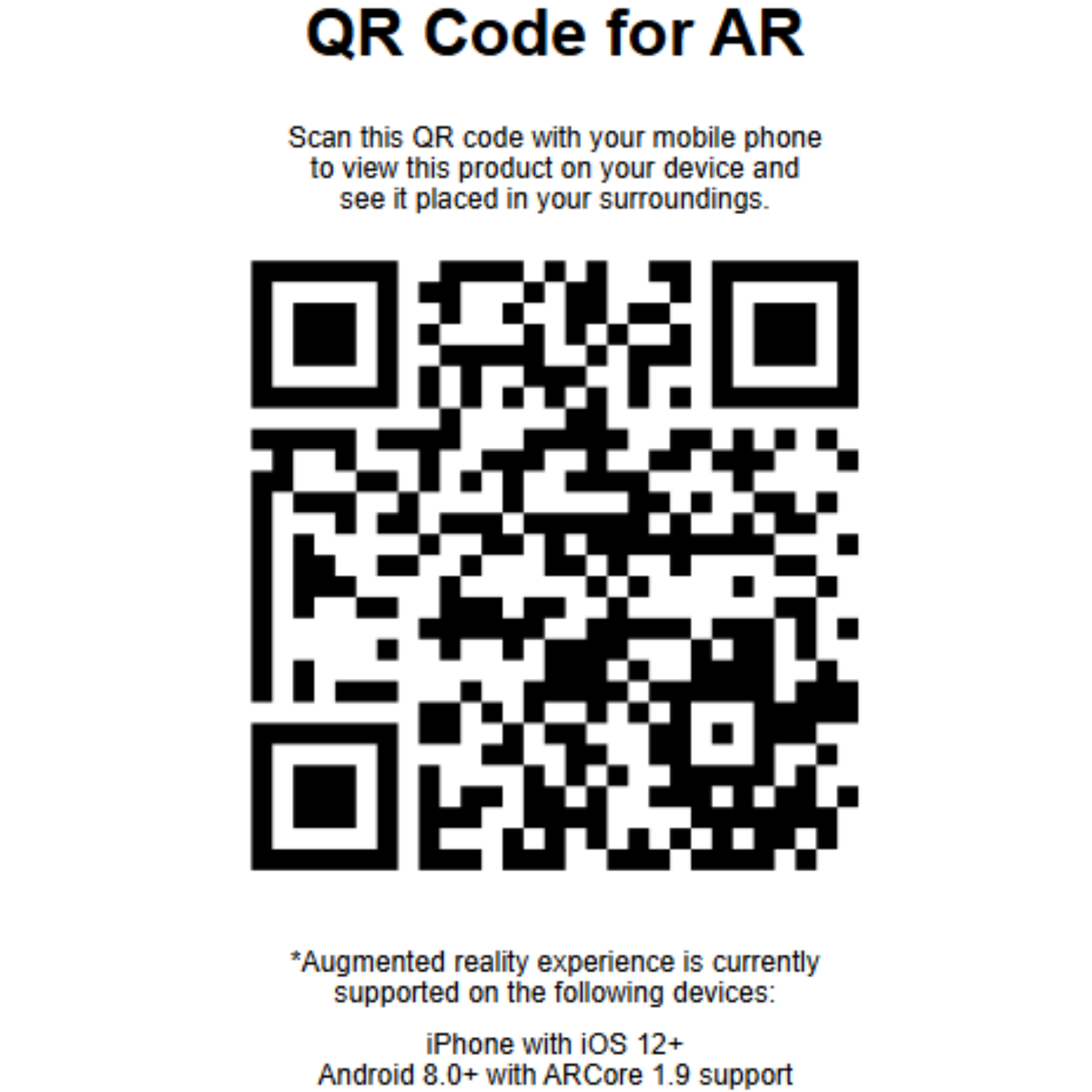 Scan to view G-Room D-LUX in AR